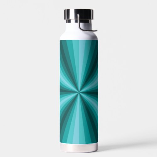 Optical Illusion Aqua Water Bottle
