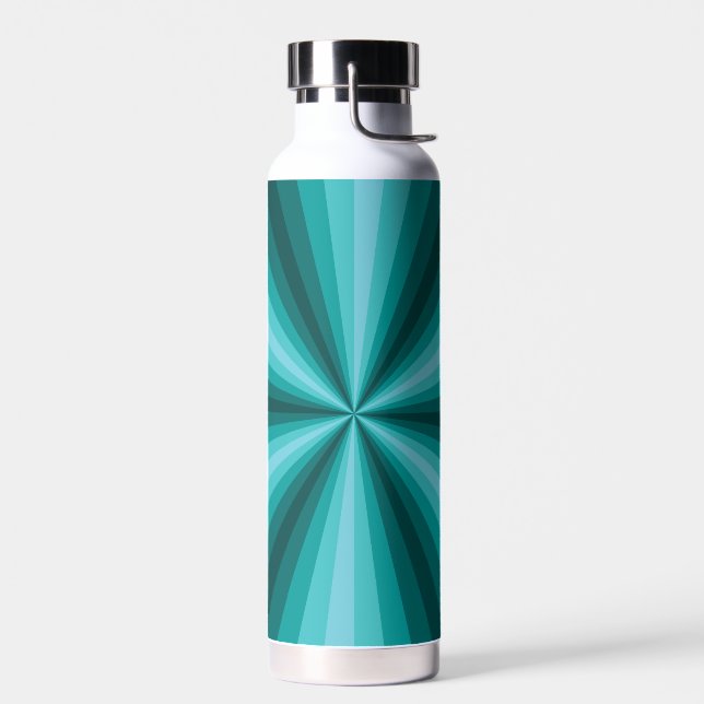 Optical Illusion Aqua Water Bottle (Left)
