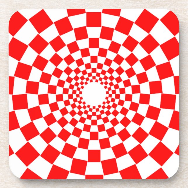 OPTICAL ILLUSION BEVERAGE COASTER (Front)