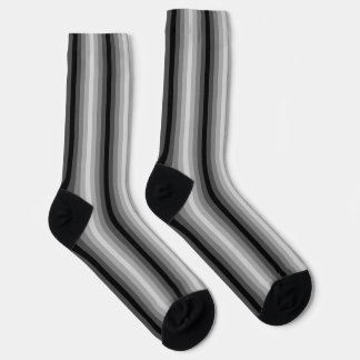 Optical Illusion Black Socks