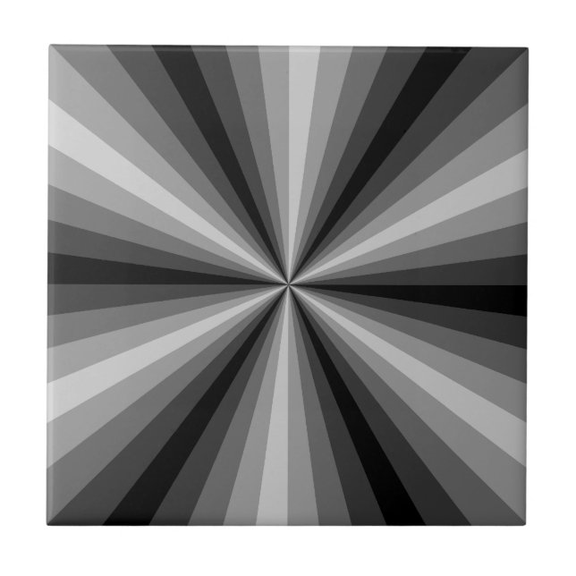 Optical Illusion Black Tile (Front)