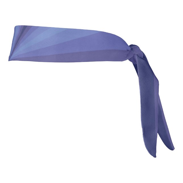 Optical Illusion Blue Athletic Headband (Rotate 90)