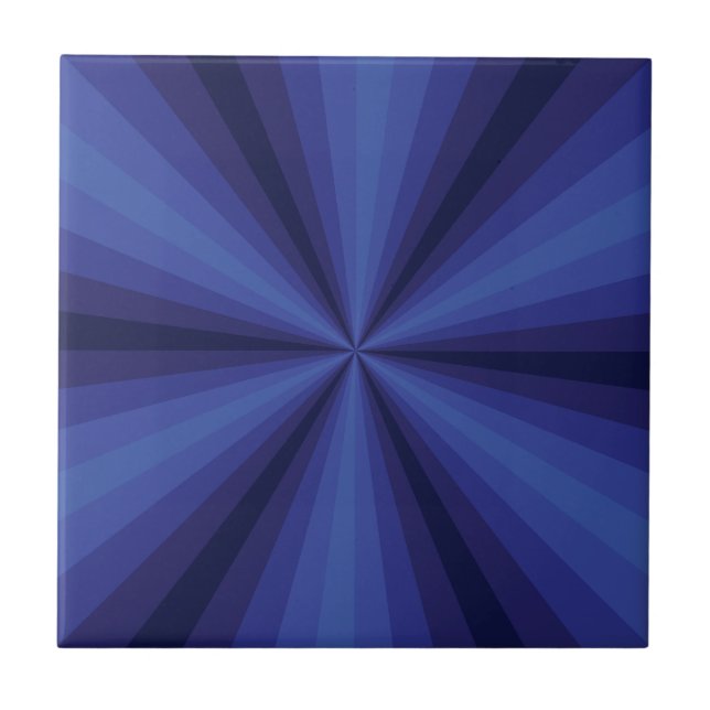 Optical Illusion Blue Tile (Front)