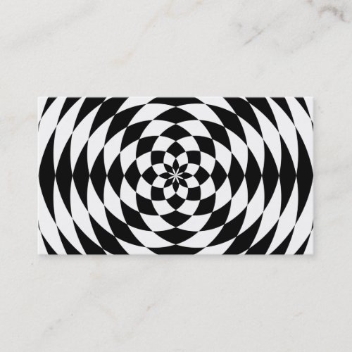 Optical Illusion Business Cards