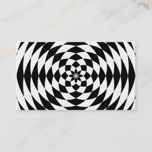 Customizable Optical Illusion Business Cards