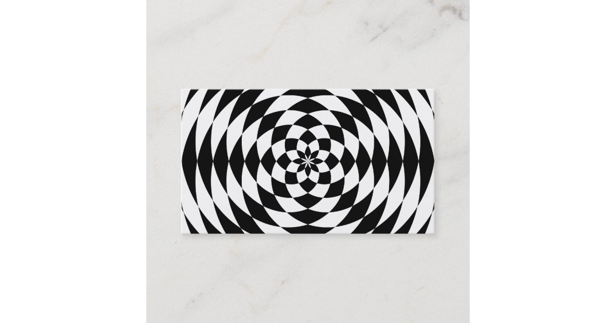 Optical Illusion Business Card Zazzle