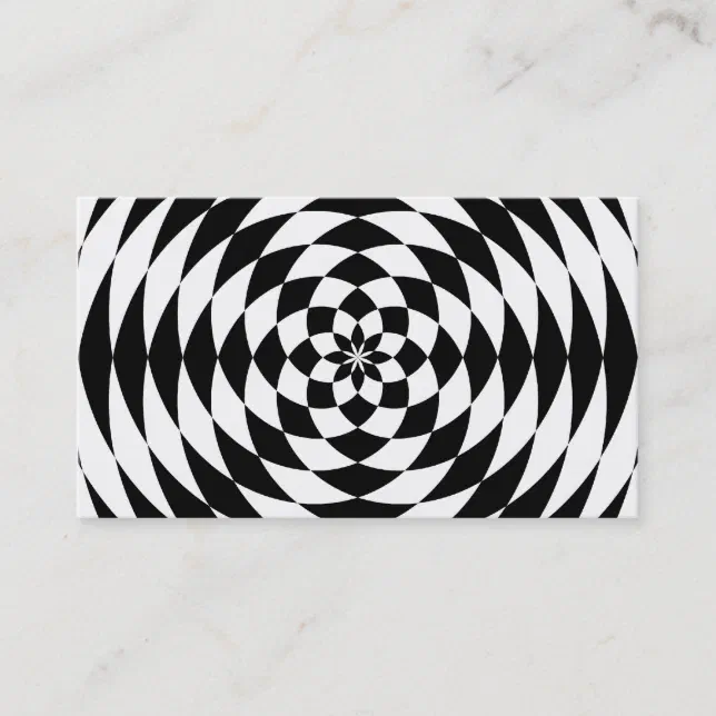 Optical Illusion Business Card Zazzle