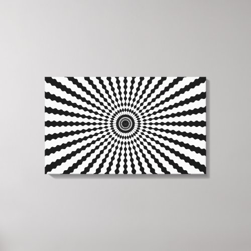 Optical Illusion Canvas Print