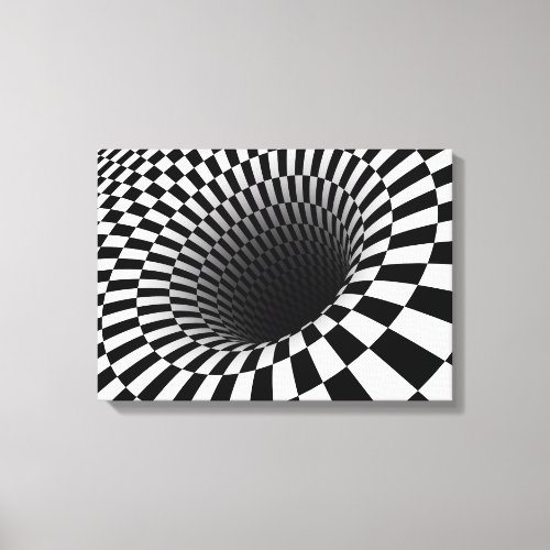 Optical Illusion Canvas Print