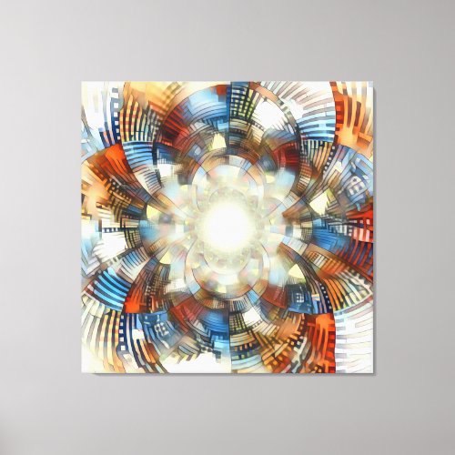 Optical illusion canvas print