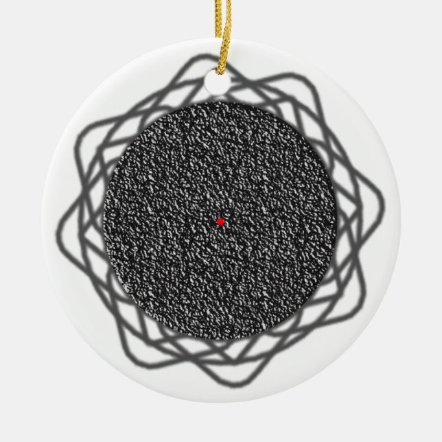 Optical Illusion Ceramic Ornament (Front)