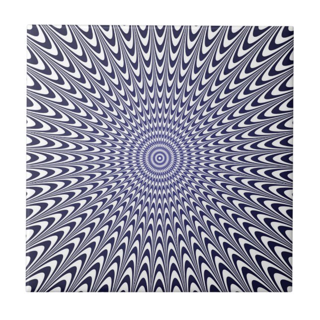 Optical illusion ceramic tile (Front)