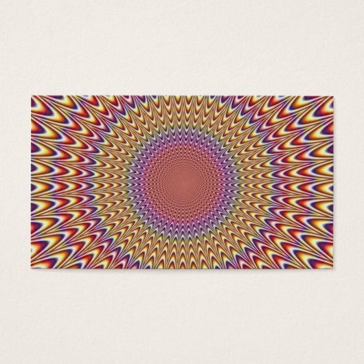 Optical Illusion Circle Expand Spiral Rainbow (Front)
