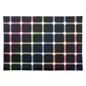Optical Illusion Cloth Placemat by TomR1953 at Zazzle