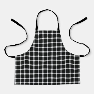 Optical Illusion Design Disappearing Black Dots Apron