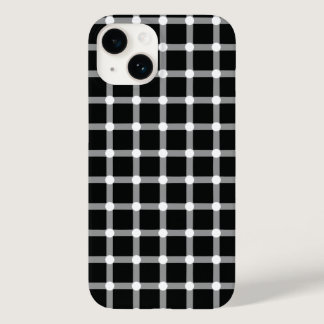 Optical Illusion Design Disappearing Black Dots Case-Mate iPhone 14 Case