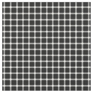 Optical Illusion Design Disappearing Black Dots Fabric