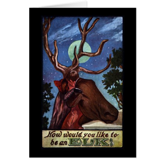 Optical Illusion Elk Cards (Front)