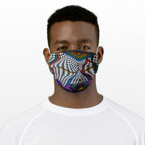 Optical Illusion Face Mask
