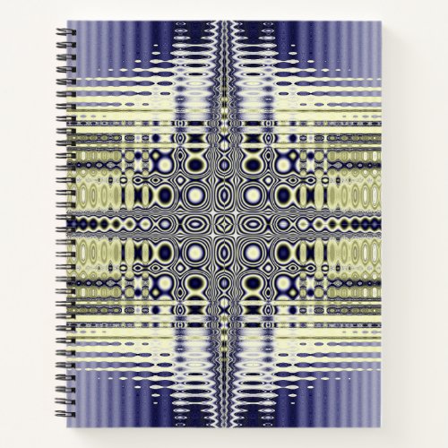 Optical Illusion Fractal Art Notebook