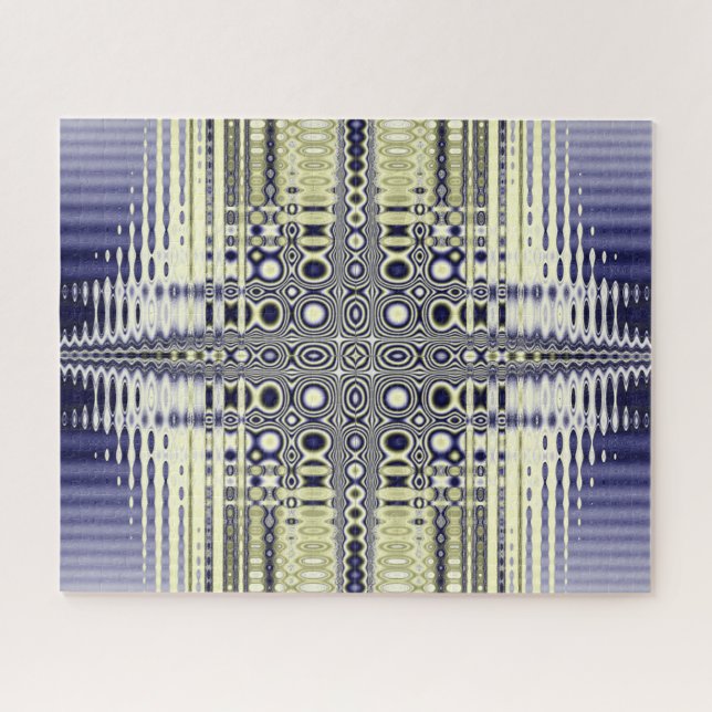 Optical Illusion Fractal Jigsaw Puzzle (Horizontal)