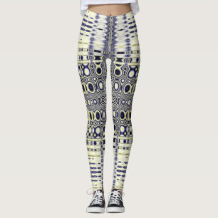 Optical Illusion Fractal Pattern Leggings