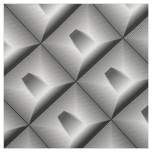 optical illusion geometric pattern fabric