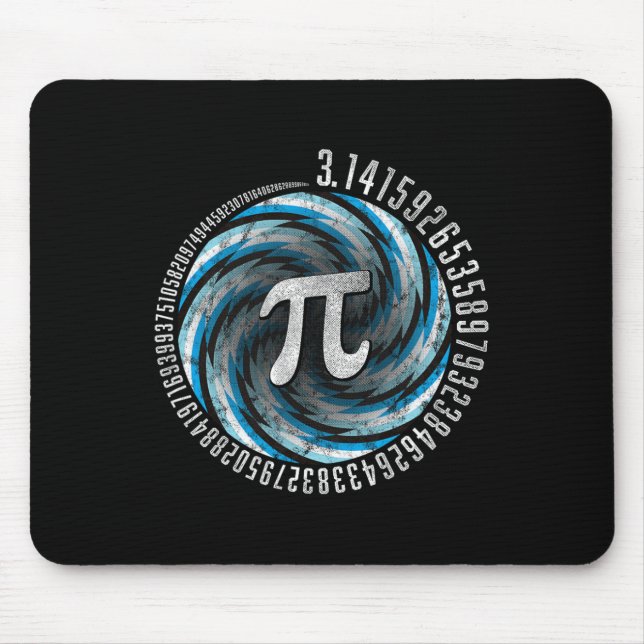 Optical Illusion Geometry Pi Math Science Stem 3.1 Mouse Pad (Front)