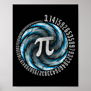 Optical Illusion Geometry Pi Math Science Stem 3.1 Poster