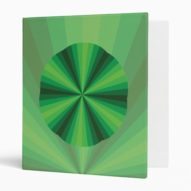 Optical Illusion Green Binder (Front/Inside)