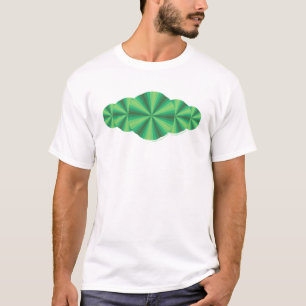 Optical Illusion Green Kid's and Baby Dark Shirt