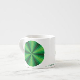 Optical Illusion Green Specialty Mug