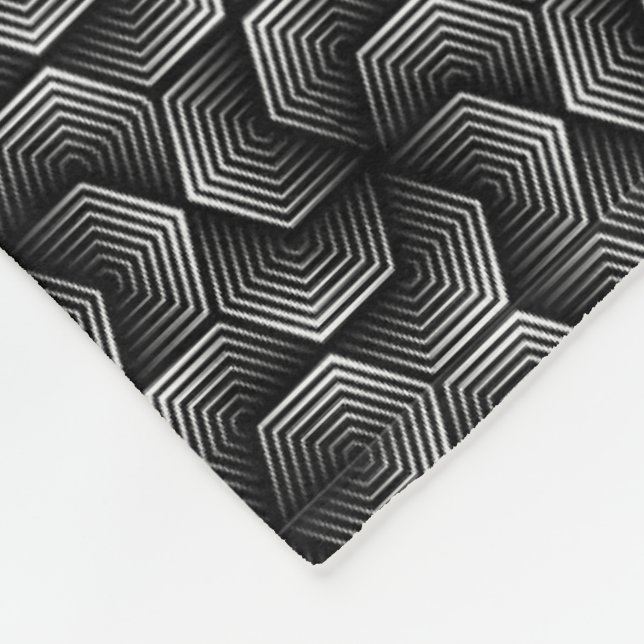 Optical Illusion Hexagon Blanket (Corner)