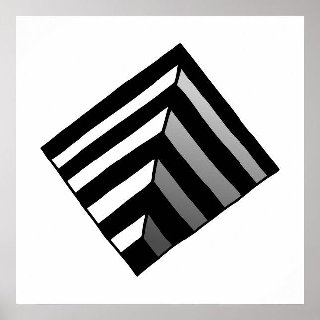 Optical Illusion Hole Poster (Front)