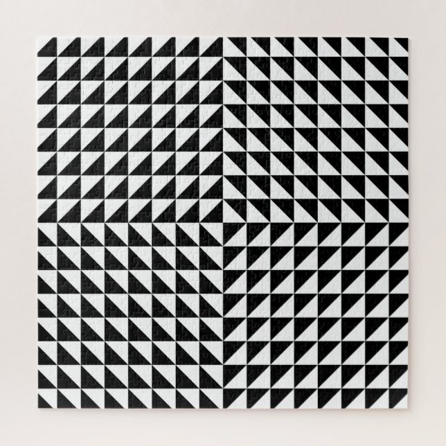 optical illusion illusion black jigsaw puzzle (Vertical)