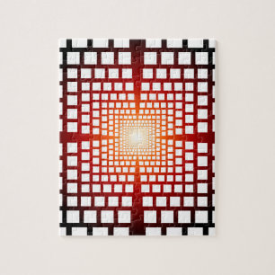 Optical illusion jigsaw puzzle