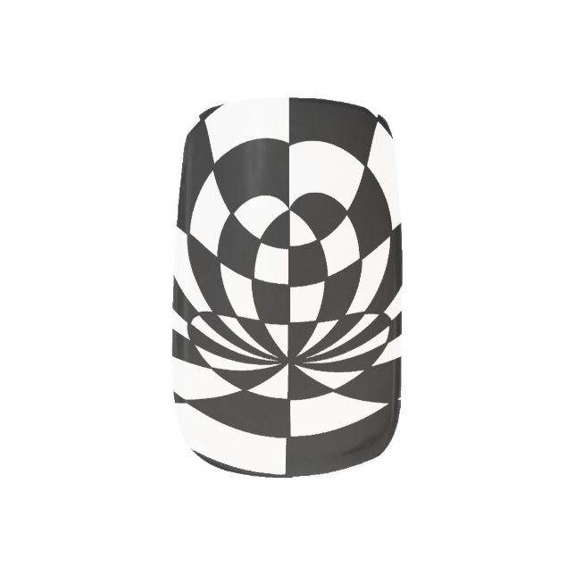 Optical Illusion Minx Nail Wraps (Right Thumb)