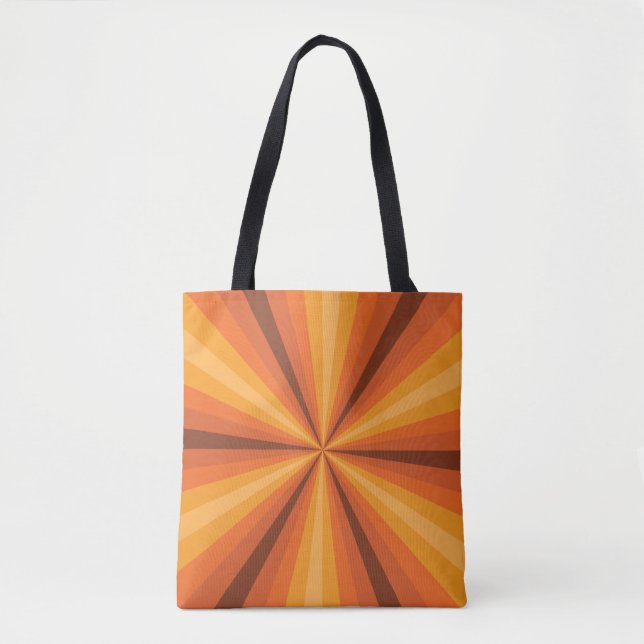 Optical Illusion Orange All-Over-Print Bag (Front)