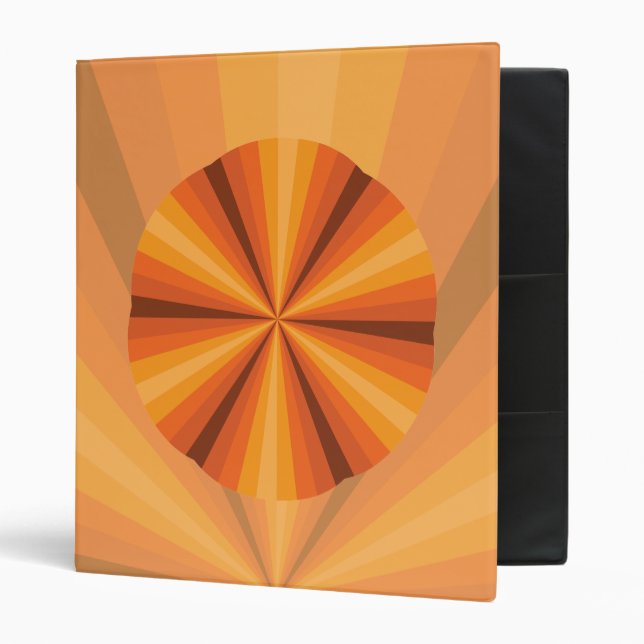Optical Illusion Orange Binder (Front/Inside)