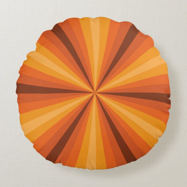 orange round pillow