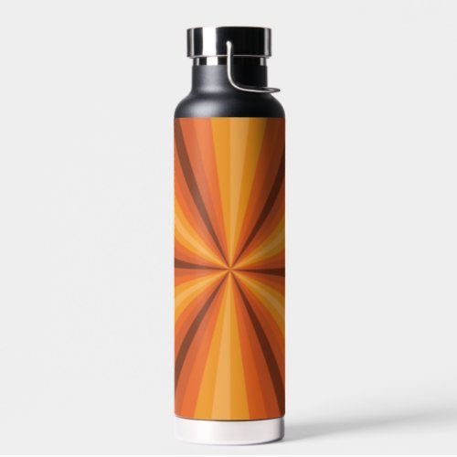 Optical Illusion Orange Water Bottle