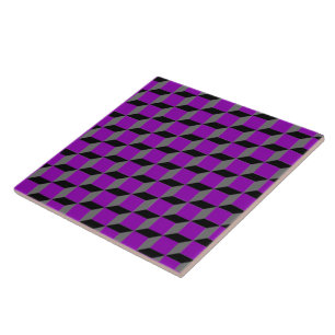 Optical Illusion Pattern. Customizable Background  Ceramic Tile
