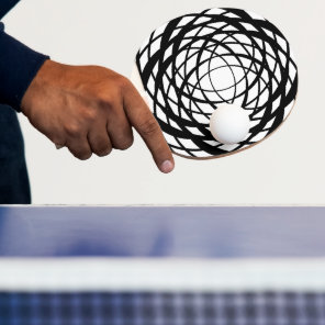 Optical illusion Ping Pong Paddle