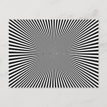 Optical Illusion Postcard by StuffOrSomething at Zazzle