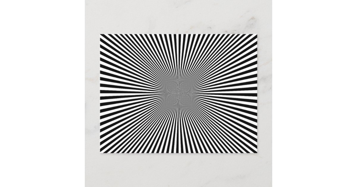 Optical Illusion Postcard | Zazzle