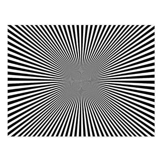Optical Illusion Postcard