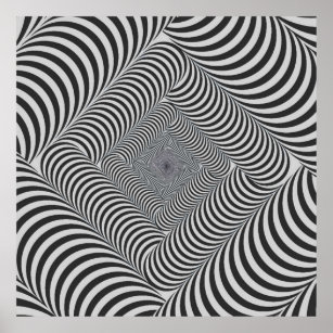 optical illusion poster