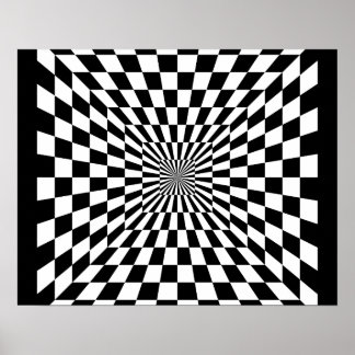 Optical Illusion Poster