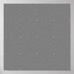 Optical illusion poster