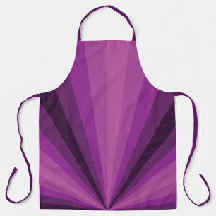 Optical Illusion Purple All-Over Print Apron